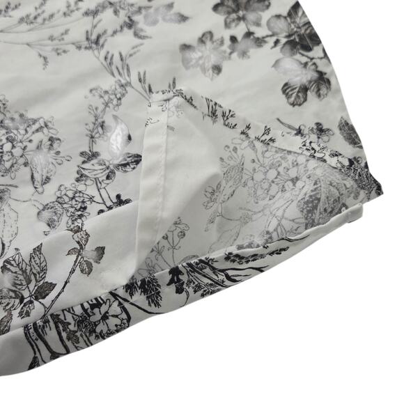 Foxcroft Wrinkle Free Fit Top Womens SZ 18W Floral Button Blouse Preppy Office - Picture 9 of 12